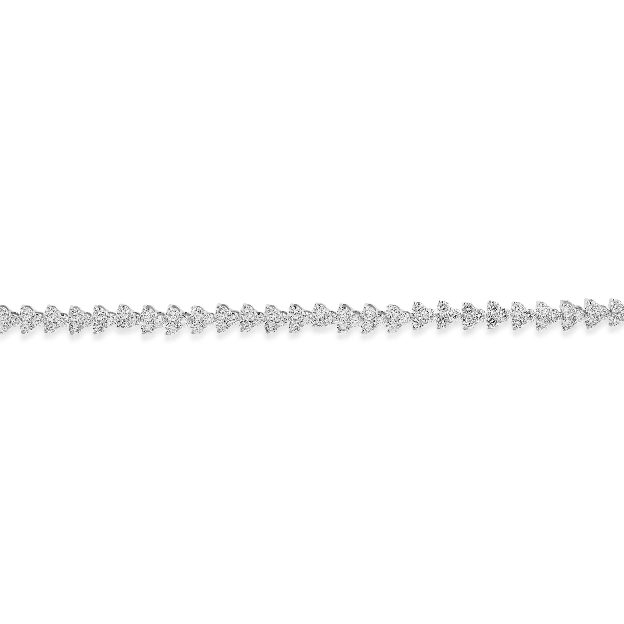 2.82ct White Gold Lab Diamond Legacy Bracelet - Harmony Bound