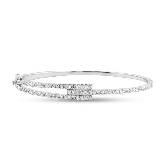Empress 1.13ct White Gold Lab Diamond Bracelet - Harmony Bound