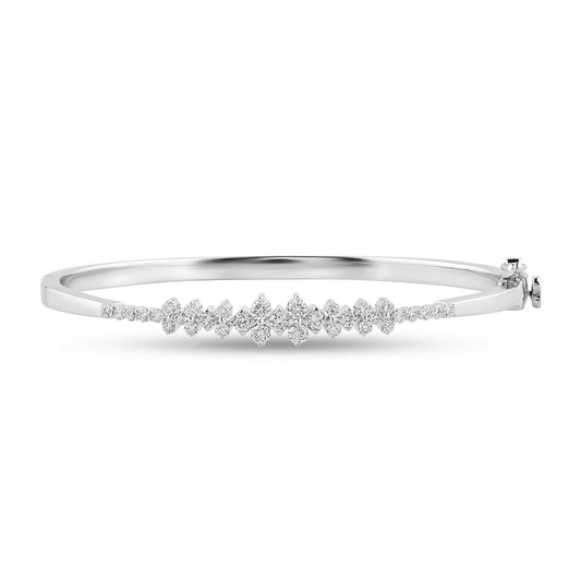 Enchanted .83ct White Gold Lab Diamond Bracelet - Harmony Bound