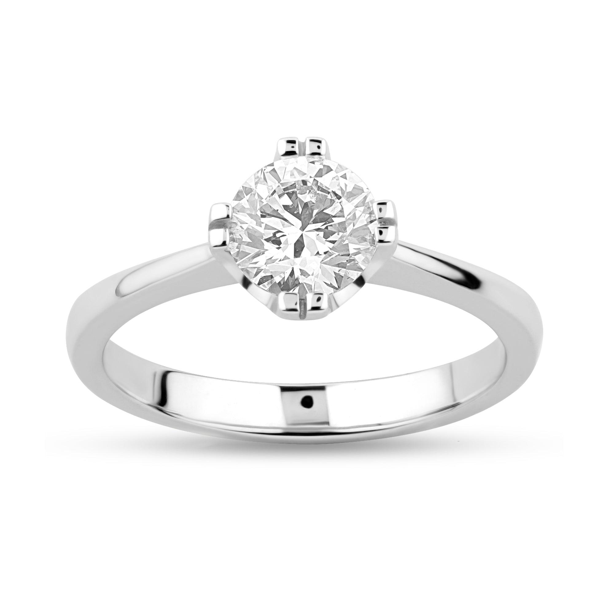 Moissanite Solitaire with .92ct Round Center Stone - Harmony Bound