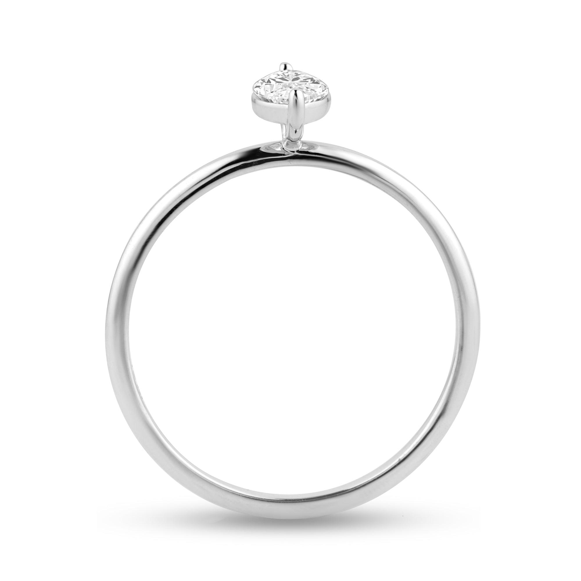 Solitaire with .3ct Marquise Lab Diamond - Harmony Bound